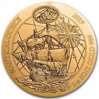NAUTICAL OUNCE. 2019 1oz FINE GOLD 999. Victoria.