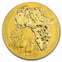 Gold coin Rwanda KM# 226 AFRICAN OUNCE. 2022 1oz FINE SILVER 999.