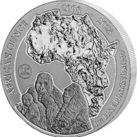 AFRICAN OUNCE 2008 - 2023. 1oz FINE SILVER 999. 15th. Anniv.