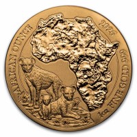 AFRICAN OUNCE. 2026 1oz FINE GOLD 999.