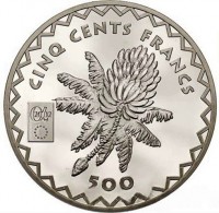 CINQ CENTS FRANCS. 500. α. 2002.