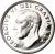 obverse of 25 Cents - George VI (1948 - 1952) coin with KM# 44 from Canada. Inscription: GEORGIVS VI DEI GRATIA REX