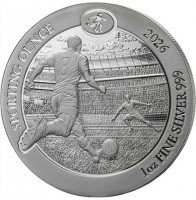 Silver coin Rwanda NAUTICAL OUNCE. 2026 1 oz FINE SILVER 999.