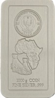 BANKI NKURU Y'U RWANDA. REPUBLIKA Y'U RWANDA. 2013. UBUMWI - UMURIMO - GUKUNDA IGIHUGU. AMAFARANGA 1000 IGIHUMBI. 1000 g COIN. FINE SILVER999.