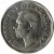 obverse of 5 Cents - George VI (1948 - 1950) coin with KM# 42 from Canada. Inscription: GEORGIVS VI DEI GRATIA REX