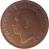 obverse of 1 Cent - George VI - Without IND IMP (1948 - 1952) coin with KM# 41 from Canada. Inscription: GEORGIVS VI DEI GRATIA REX