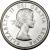 obverse of 1 Dollar - Elizabeth II - 1'st Portrait (1953 - 1963) coin with KM# 54 from Canada. Inscription: ELIZABETH II DEI GRATIA REGINA MG