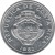 obverse of 10 Céntimos (1982) coin with KM# 185.2a from Costa Rica. Inscription: REPUBLICA DE COSTA RICA 1982