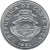 obverse of 10 Céntimos (1982) coin with KM# 185.2a from Costa Rica. Inscription: REPUBLICA DE COSTA RICA 1982