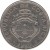 obverse of 25 Céntimos (1980) coin with KM# 188.1a from Costa Rica. Inscription: REPUBLICA DE COSTA RICA 1980