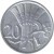 reverse of 20 Haléřů (1951 - 1952) coin with KM# 31 from Czechoslovakia. Inscription: 20 O ŠPANIEL