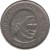 reverse of 5 Centésimos - Sara Sotillo (2001 - 2008) coin with KM# 133 from Panama. Inscription: CINCO CENTÉSIMOS DE BALBOA Sara Sotillo
