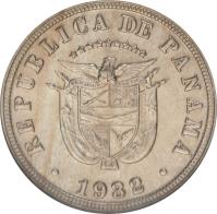 Panama coin 5 Centésimos (1929 - 1932) obverse obverse of 5 Centésimos (1929 - 1932) coin with KM# 9 from Panama. Inscription: 1929