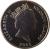obverse of 5 Cents - Elizabeth II - 3'rd Portrait; Magnetic (1993 - 2005) coin with KM# 26a from Solomon Islands. Inscription: ELIZABETH II SOLOMON ISLANDS 2005