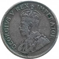 South Africa coin 3 Pence - George V - SUID-AFRIKA 3D (1931 - 1936) obverse obverse of 3 Pence - George V - SUID-AFRIKA 3D (1931 - 1936) coin with KM# 15.2 from South Africa. Inscription: GEORGIUS V REX IMPERATOR