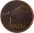 reverse of 1 Vatu (1983 - 2002) coin with KM# 3 from Vanuatu. Inscription: 1 VATU