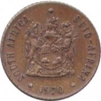 South Africa coin 1/2 Cent - SOUTH AFRICA - SUID-AFRIKA (1970 - 1983) obverse obverse of 1/2 Cent - SOUTH AFRICA - SUID-AFRIKA (1970 - 1983) coin with KM# 81 from South Africa. Inscription: SOUTH AFRICA SUID-AFRIKA EX UNITATE VIRES T.S. 1970