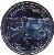 reverse of 2 Pounds (1996) coin with KM# 125 from Syria. Inscription: الجمهورية العربية السورية ٢