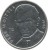 reverse of 1 Franc - Pope John Paul II (2004) coin with KM# 156 from Congo - Democratic Republic. Inscription: PERE WOJTYLA 1946 1F