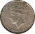 obverse of 50 Cents - George VI (1937 - 1944) coin with KM# 27 from British East Africa. Inscription: GEORGIVS VI REX ET INDIAE IMPERATOR