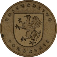 Poland coin 2 Złote - Pomorskie (2004) reverse reverse of 2 Złote - Pomorskie (2004) coin with Y# 492 from Poland. Inscription: WOJEWÓDZTWO POMORSKIE