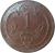 reverse of 1 Heller - Franz Joseph I (1892 - 1916) coin with KM# 2800 from Austria. Inscription: 1 1915