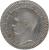 obverse of 50 Lepta - George I (1868 - 1883) coin with KM# 37 from Greece. Inscription: ΓΕΩΠΓΙΟΣ Α! ΒΑΣΙΛΕΥΣ ΤΩΝ ΕΛΛΗΝΩΝ ΒΑΡΡΕ