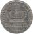 reverse of 50 Lepta - George I (1868 - 1883) coin with KM# 37 from Greece. Inscription: ΒΑΣΙΛΕΙΟΝ ΤΗΣ ΕΛΛΑΔΟΣ 50 ΛΕΠΤΑ 1874 Α