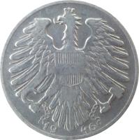 Austria coin 1 Schilling (1946 - 1957) obverse obverse of 1 Schilling (1946 - 1957) coin with KM# 2871 from Austria. Inscription: 19 46