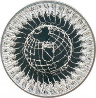 Netherlands coin 5 Euro - Beatrix - 300 Years Peace of Utrecht (2013) reverse reverse of 5 Euro - Beatrix - 300 Years Peace of Utrecht (2013) coin with KM# 325 from Netherlands. Inscription: 300 JAAR VREDE VAN UTRECHT 2013 5 €