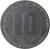 reverse of 10 Groschen (1947 - 1949) coin with KM# 2874 from Austria. Inscription: GROSCHEN 10 1949