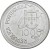 obverse of 1000 Escudos - Treaty of Tordesillas (1994) coin with KM# 675 from Portugal. Inscription: REPUBLICA PORTUGUESA 1000 ESC