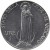 reverse of 1 Lira - Pius XII (1940 - 1941) coin with KM# 26a from Vatican City. Inscription: STATO DELLA CITA' DEL VATICANO LIRE 1