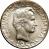 obverse of 10 Centavos (1945 - 1952) coin with KM# 207 from Colombia. Inscription: REPUBLICA DE COLOMBIA 1948