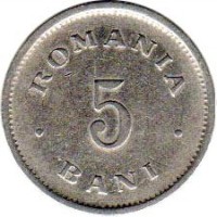 Romania coin 5 Bani - Carol I (1900) reverse reverse of 5 Bani - Carol I (1900) coin with KM# 28 from Romania. Inscription: ROMANIA 5 BANI
