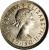 obverse of 6 Pence - Elizabeth II - Without F:D: (1953 - 1954) coin with KM# 52 from Australia. Inscription: + ELIZABETH · II · DEI · GRATIA · REGINA