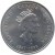 obverse of 25 Cents - Elizabeth II - Manitoba (1992) coin with KM# 214 from Canada. Inscription: ELIZABETH II CANADA D · G · REGINA 1867-1992