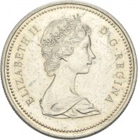 Canada coin 1 Dollar - Elizabeth II - Royal Canadian Mounted Police (1973) obverse obverse of 1 Dollar - Elizabeth II - Royal Canadian Mounted Police (1973) coin with KM# 83 from Canada. Inscription: ELIZABETH II D · G · REGINA