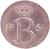 obverse of 25 Centimes - Baudouin I - French text (1964 - 1975) coin with KM# 153 from Belgium. Inscription: 19 B 64 Mailleux