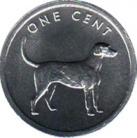 Cook Islands coin 1 Cent - Elizabeth II - Pointer - 4'th Portrait (2003) reverse reverse of 1 Cent - Elizabeth II - Pointer - 4'th Portrait (2003) coin with KM# 421 from Cook Islands. Inscription: ONE CENT