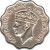obverse of 1 Piastre - George VI (1938) coin with KM# 23 from Cyprus. Inscription: GEORGIVS VI REX IMPERATOR