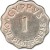 reverse of 1 Piastre - George VI (1938) coin with KM# 23 from Cyprus. Inscription: · CYPRVS · ONE PIASTRE · 1938