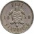 reverse of 6 Pence - Elizabeth II - 1'st Portrait (1953 - 1967) coin with KM# 19 from Fiji. Inscription: FIJI 19 58 SIXPENCE