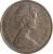 obverse of 5 Cents - Elizabeth II - 2'nd Portrait (1969 - 1984) coin with KM# 29 from Fiji. Inscription: ELIZABETH II FIJI 1969