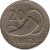 reverse of 20 Cents - Elizabeth II - 2'nd Portrait (1969 - 1985) coin with KM# 31 from Fiji. Inscription: 20 cents