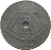 obverse of 10 Centimes - Leopold III - BELGIE-BELGIQUE (1941 - 1946) coin with KM# 126 from Belgium. Inscription: 1944