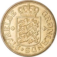 Greenland coin 1 Krone - Christian X (1926) obverse obverse of 1 Krone - Christian X (1926) coin with KM# 8 from Greenland. Inscription: GRØNLANDS STYRELSE