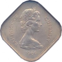Guernsey coin 10 Shillings - Elizabeth II - William I - 2'nd Portrait (1966) obverse obverse of 10 Shillings - Elizabeth II - William I - 2'nd Portrait (1966) coin with KM# 19 from Guernsey. Inscription: BAILIWICK OF GUERNSEY 1966