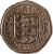 obverse of 20 Pence - Elizabeth II (1982 - 1983) coin with KM# 38 from Guernsey. Inscription: S'BALLIVIE INSVLE DEGERNERE VE