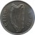obverse of 1/2 Crown (1951 - 1967) coin with KM# 16a from Ireland. Inscription: éIRe 1966